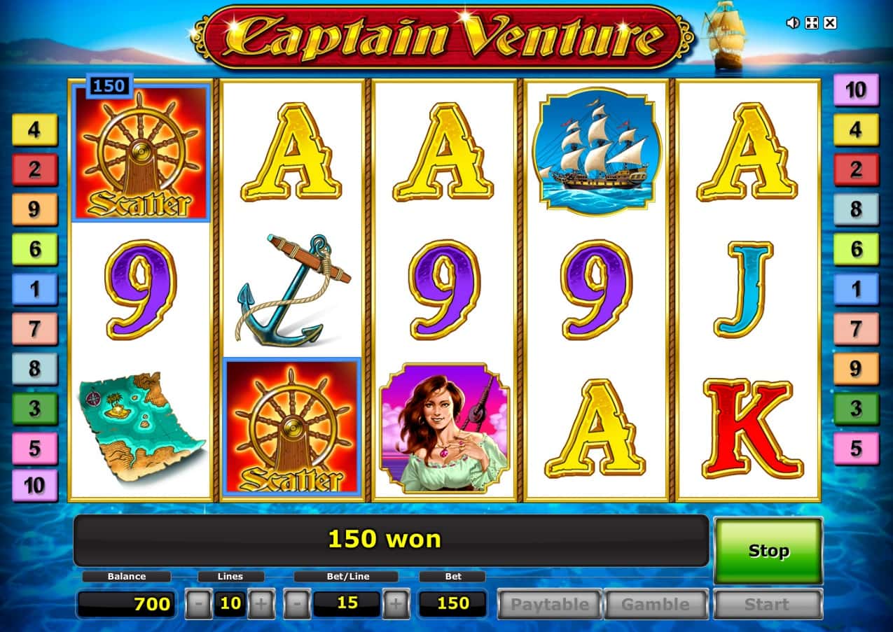 Игровой автомат Captain Venture играть в официальном.