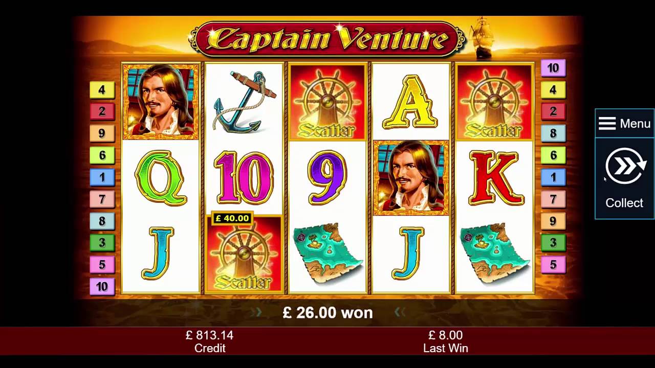 Игровой автомат Captain Venture, бесплатная